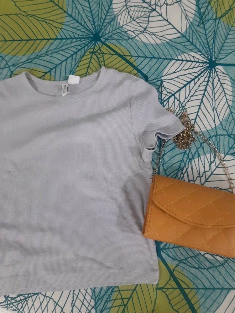 Crop Top And Bag Combo