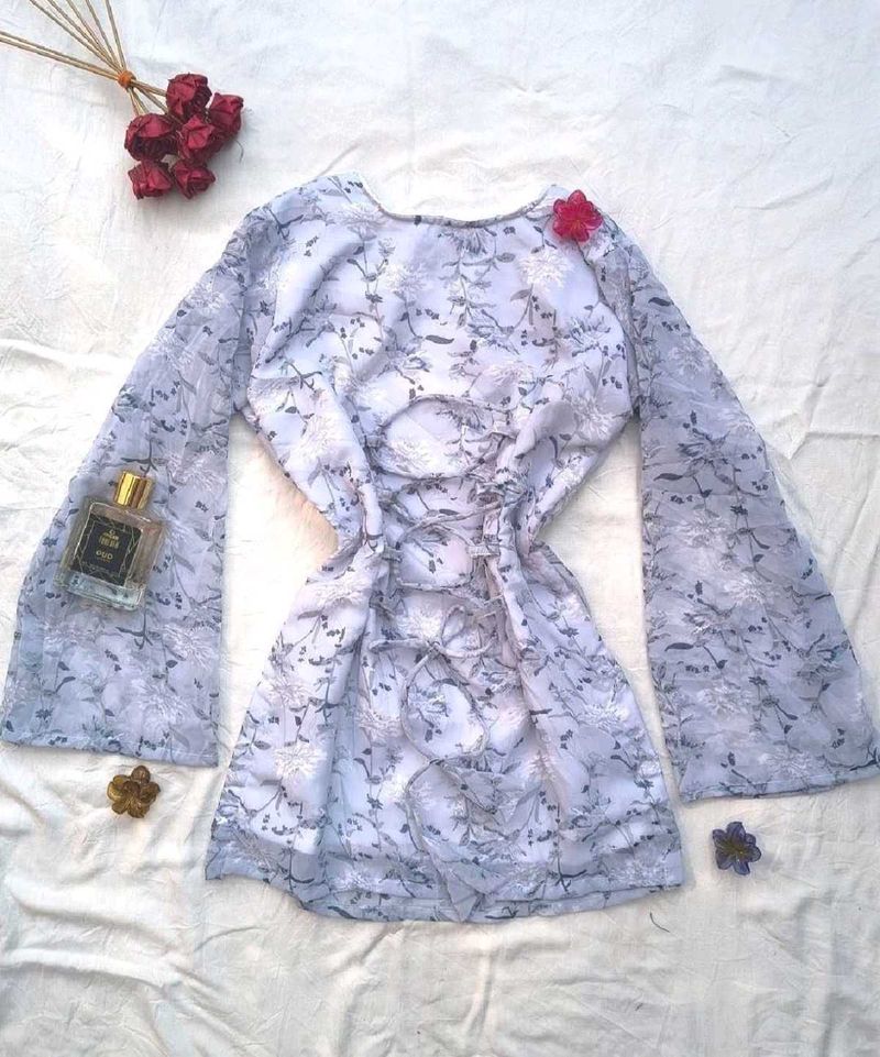 fairy corset back Georgette kurti 🫶🏻
