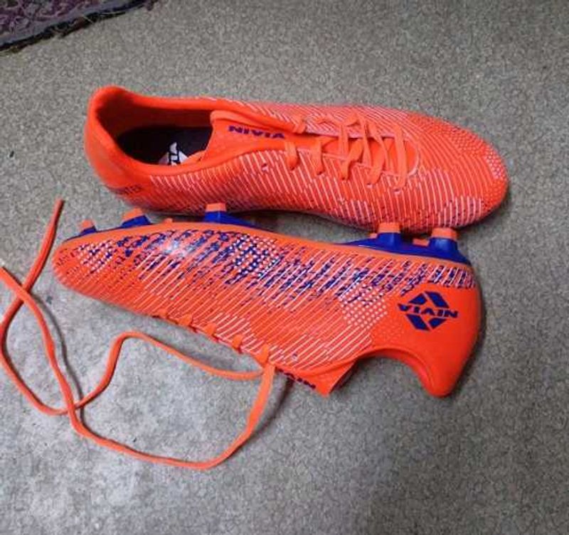 Nivia Football Cleats - Orange