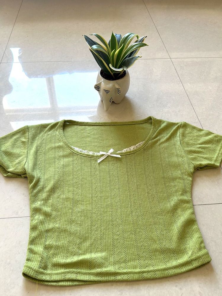 Cute Green Top