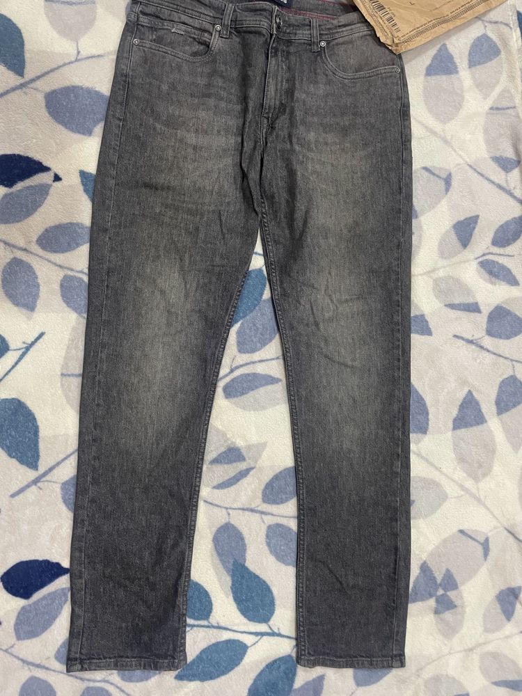 Gray Denim Jeans
