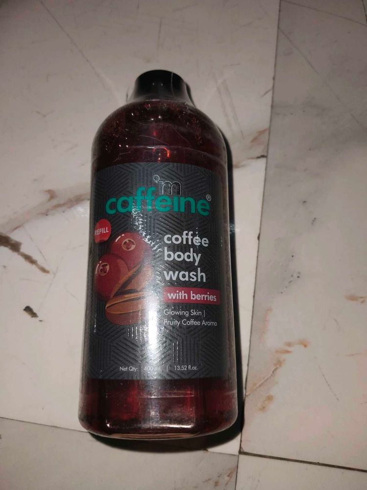 coffee bodywash with berries glowing SkinFruity Co