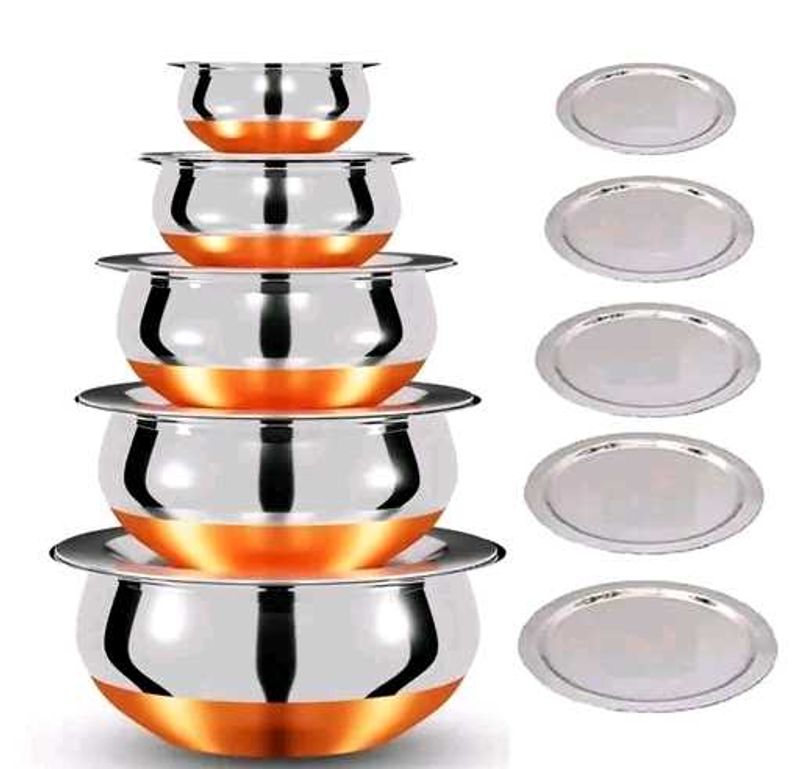 Copper handi Set with Lid❤️