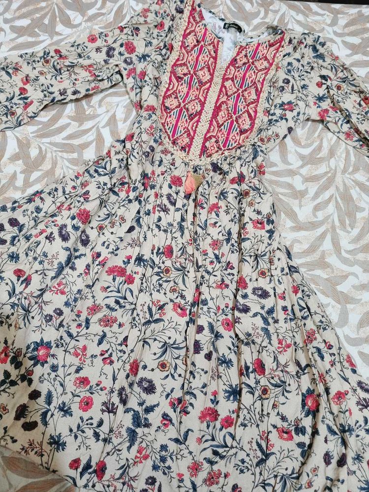 Floral Print tunic short kurti