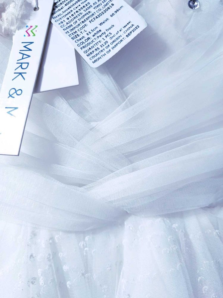 Cute White Flower Girl Dress