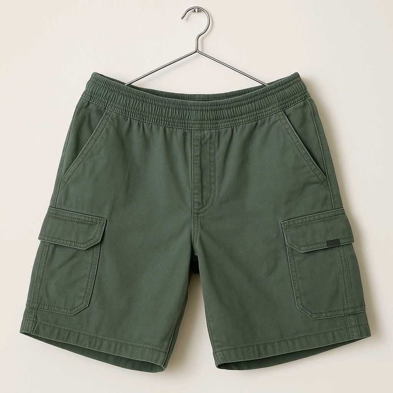 Cargo Tie Waist Shorts