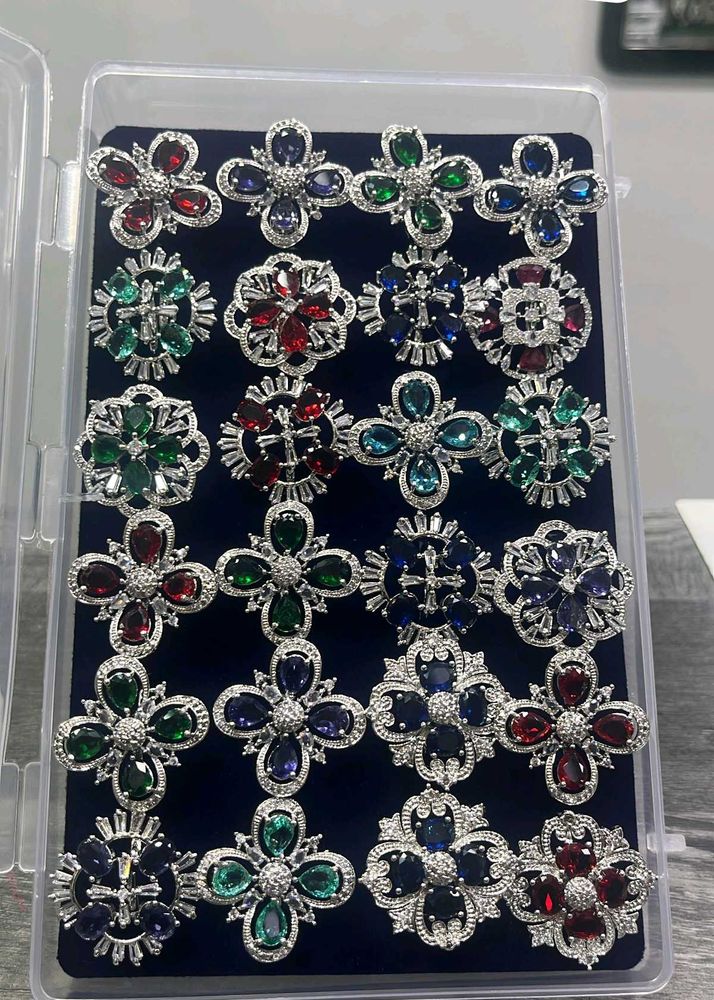 LUXURY AMERICAN DIAMOND BIG SIZE RINGS AT SALE