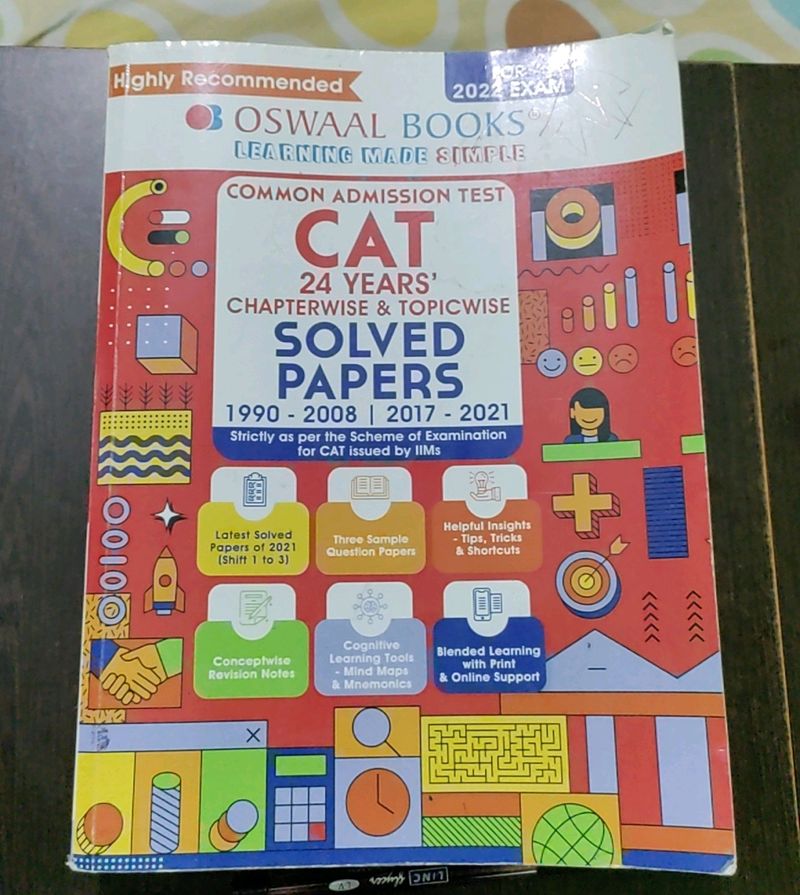 OSWAAL CAT past 24 years questions.
