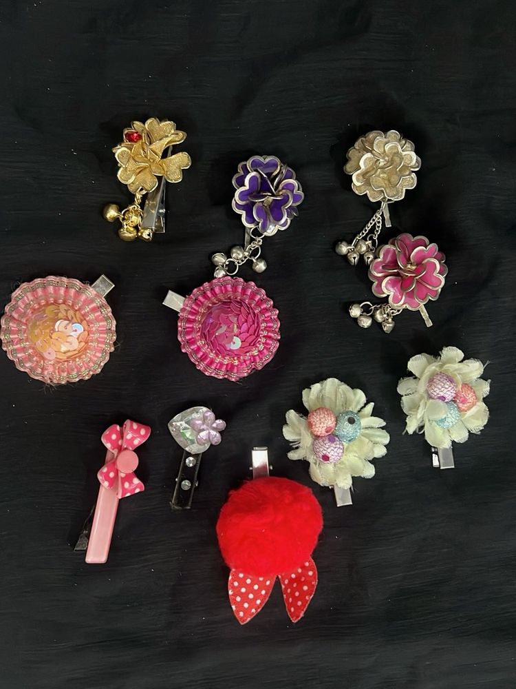 Floral Hair Clip Collection