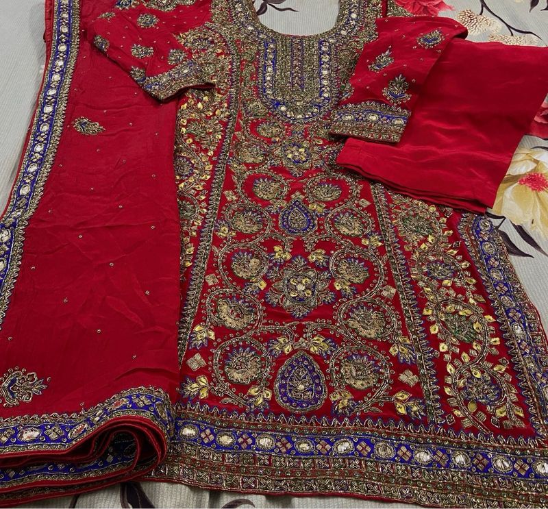 Bridal Dabka Suit