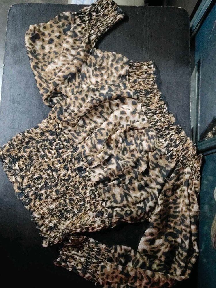Animal Print Top