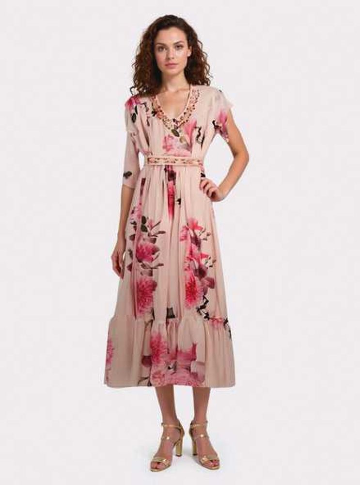 Floral Print Maxi Dress
