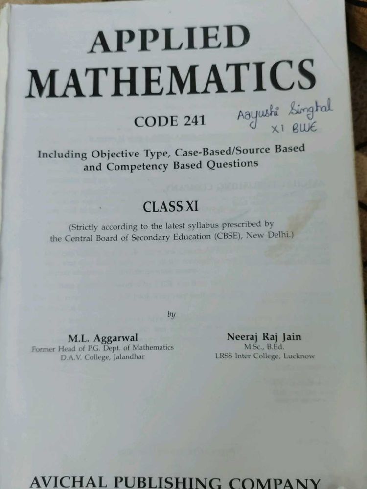 Applied Mathematics Books