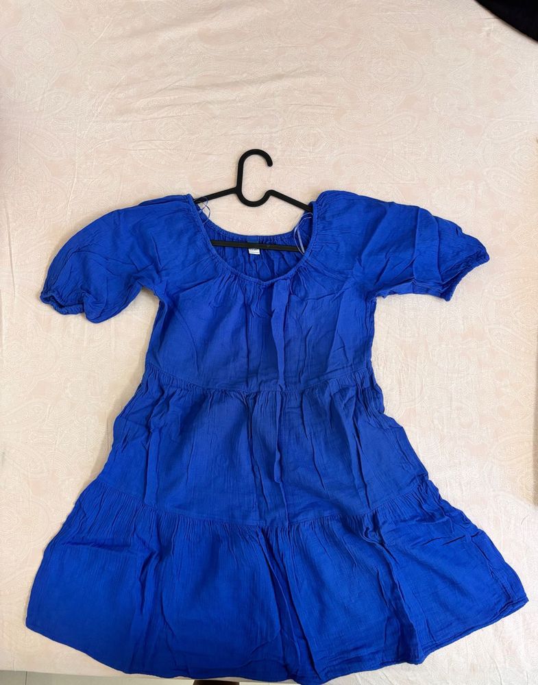 Feeling Blue, Cotton Dress in size S 💙