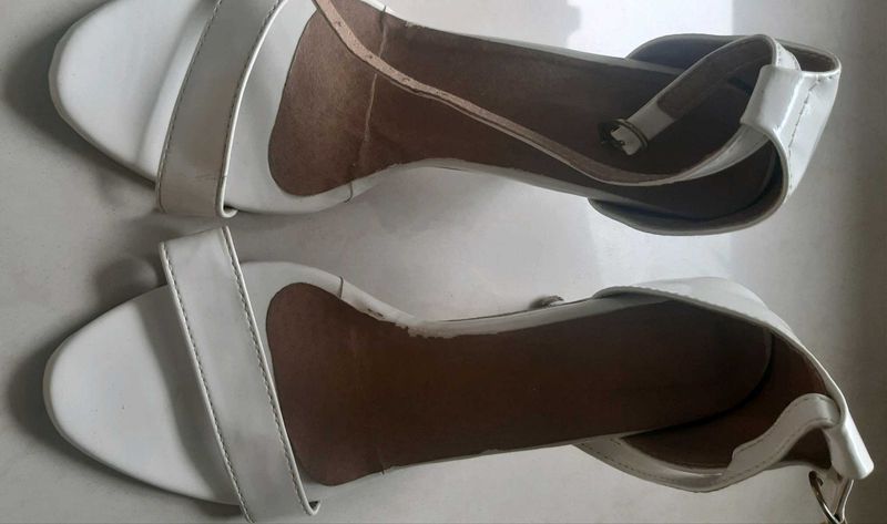 White High heel sandals for women