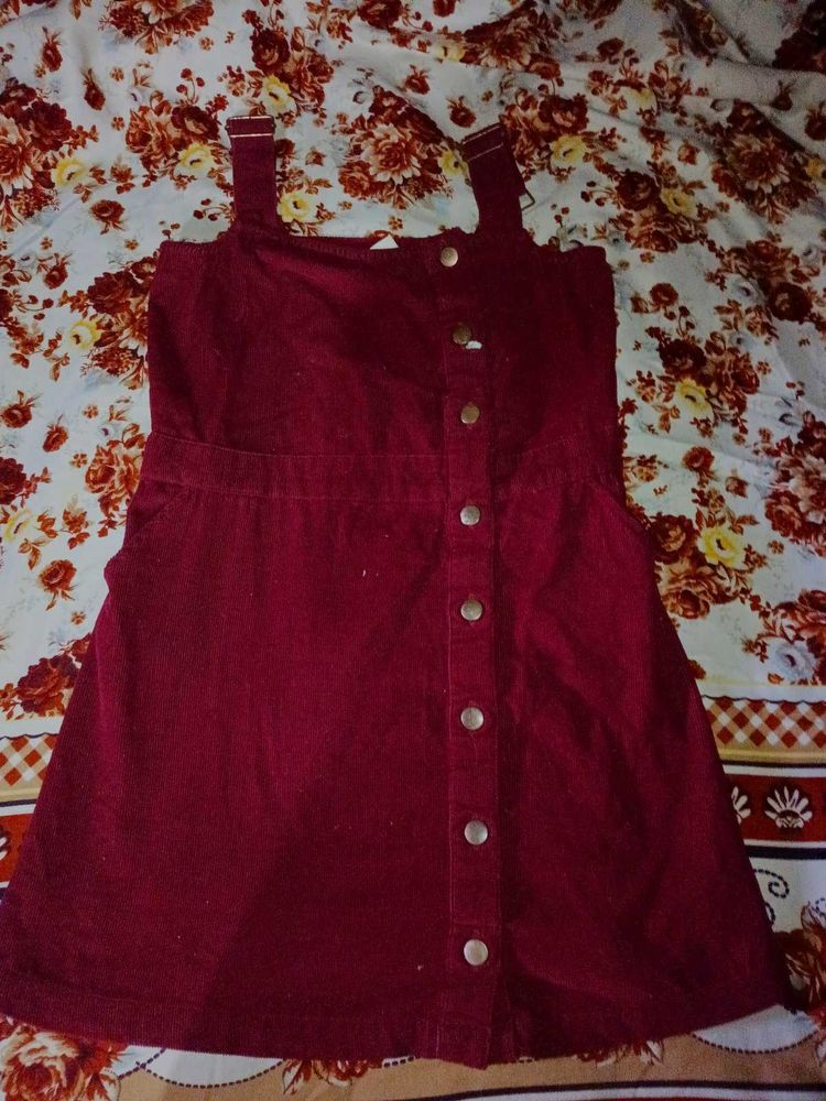 Cute Maroon Dress