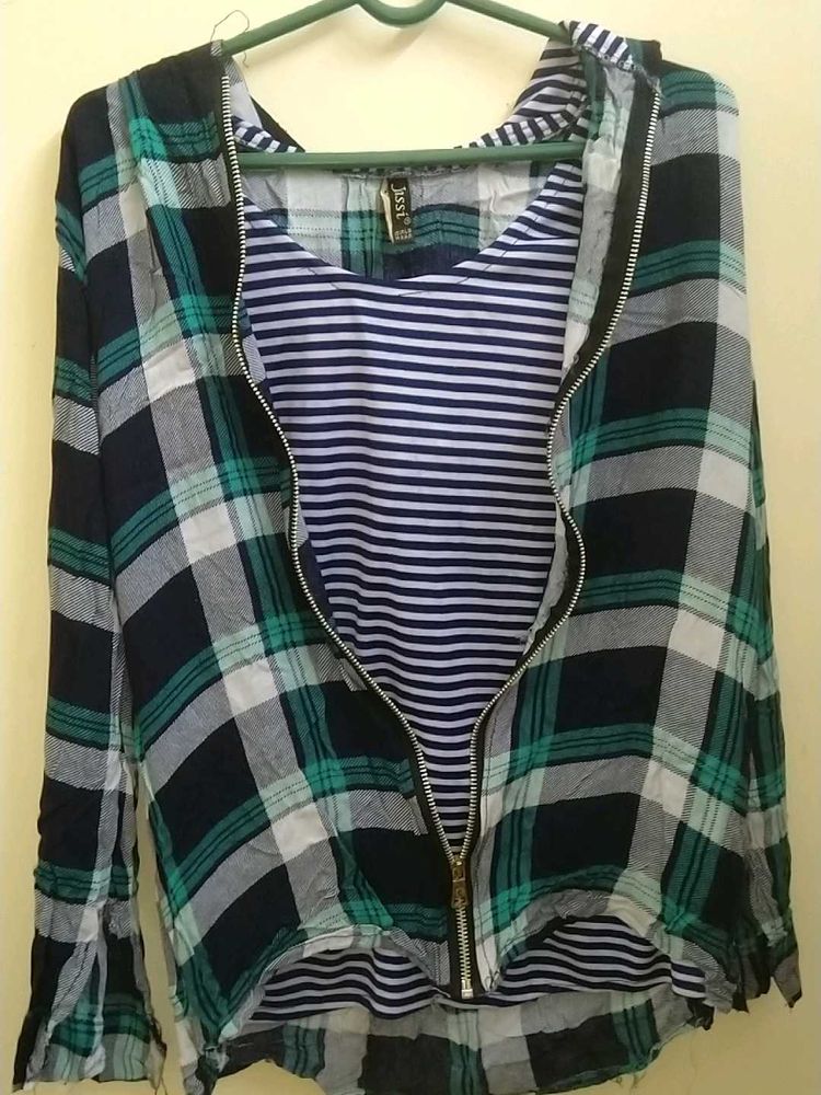 Check CAP Shirt
