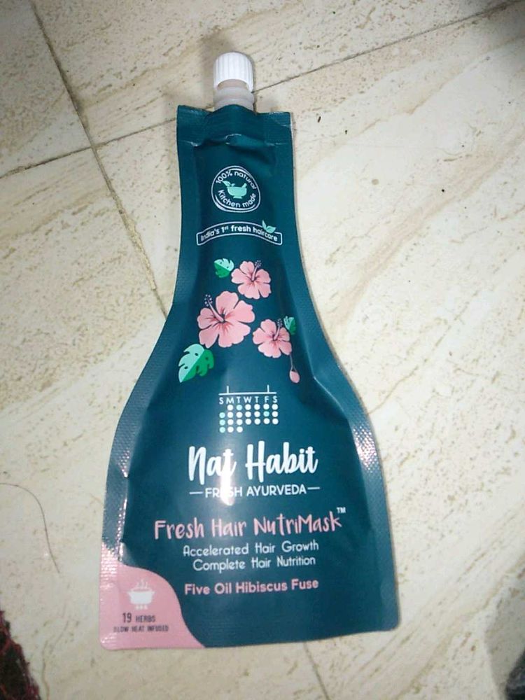 NEW Sealed - Nat Habit Hair Nutrimask