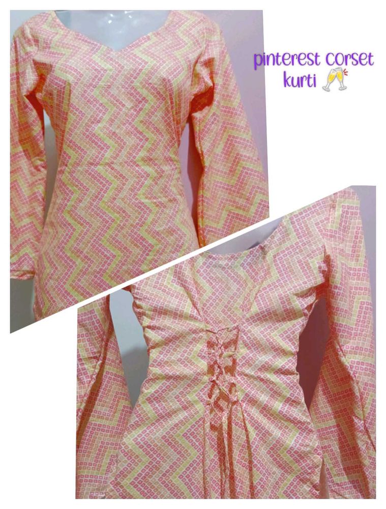 Pinterest short corset Kurti 🎀