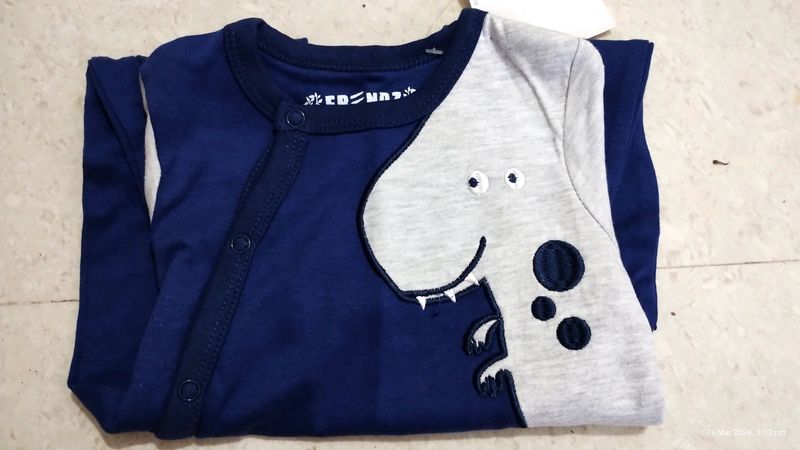 New Baby Boy Romper