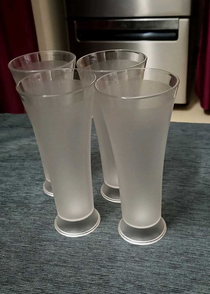 Set of 4 Frosted Glasses