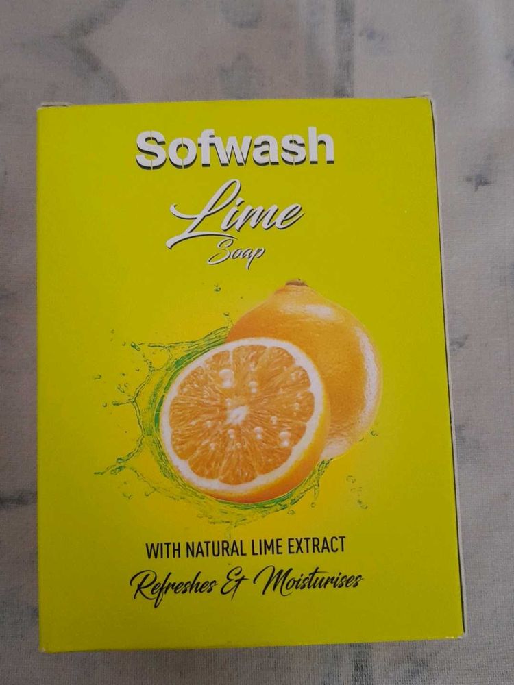 Sofwash Lime Soap 300g (4unit × 75g)