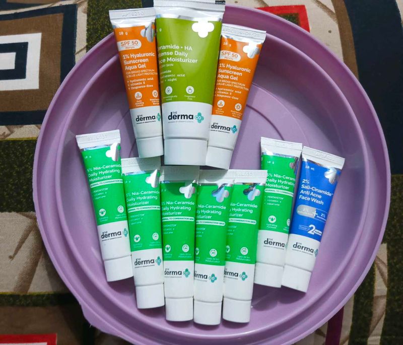 (Pack Of 10) The Derma Co. Skincare Set Combo