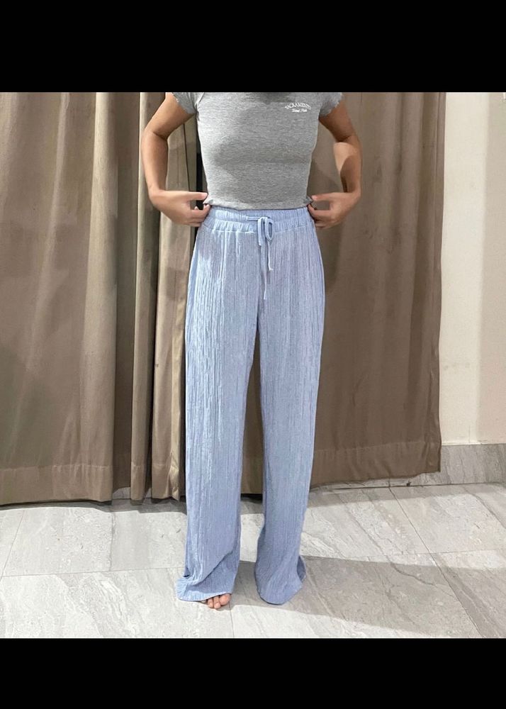 sky blue Casual  pants