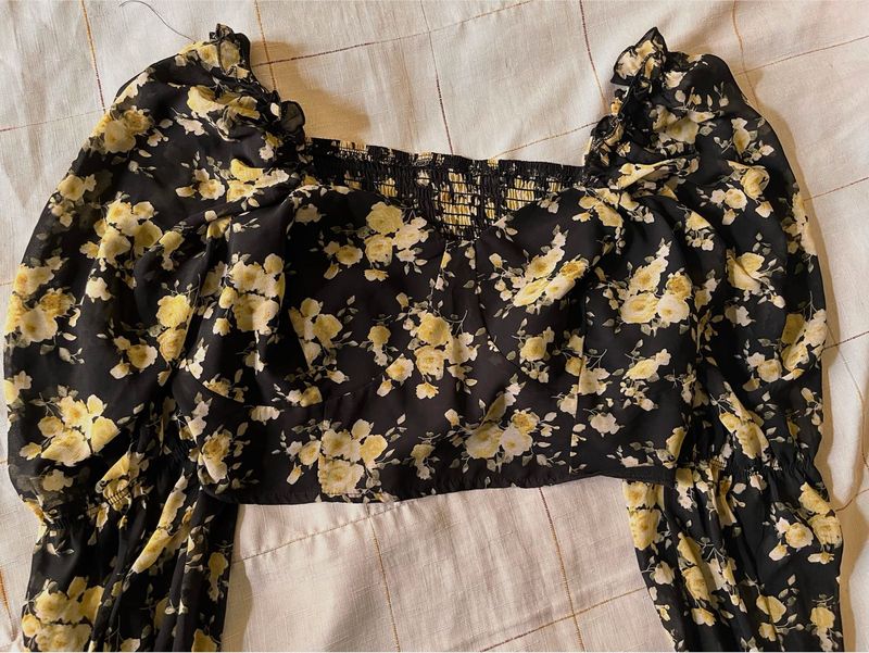 Floral Crop Top
