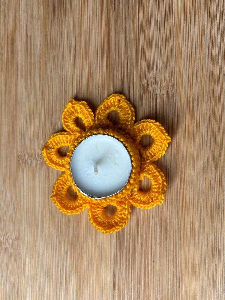 Crochet Diya Holder
