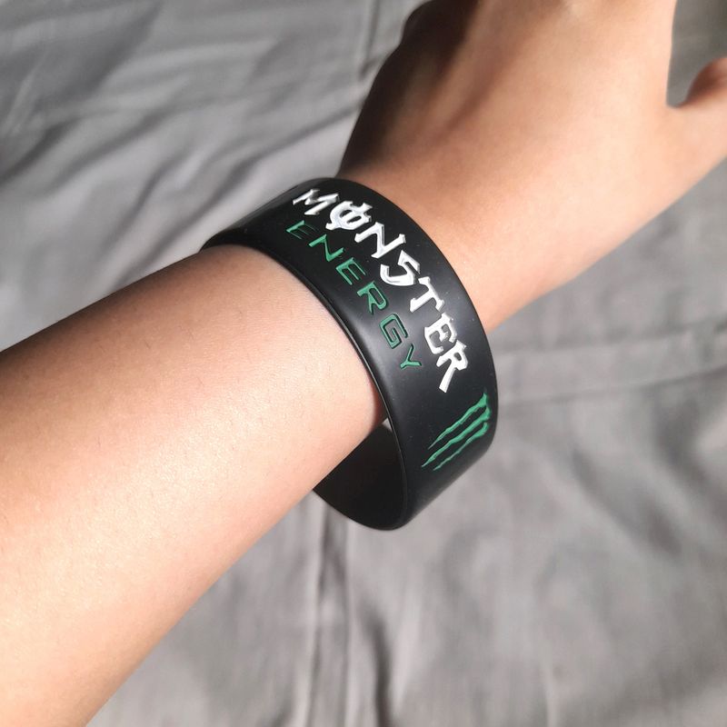 Monster Energy Party Wristband Men Bracelet Black