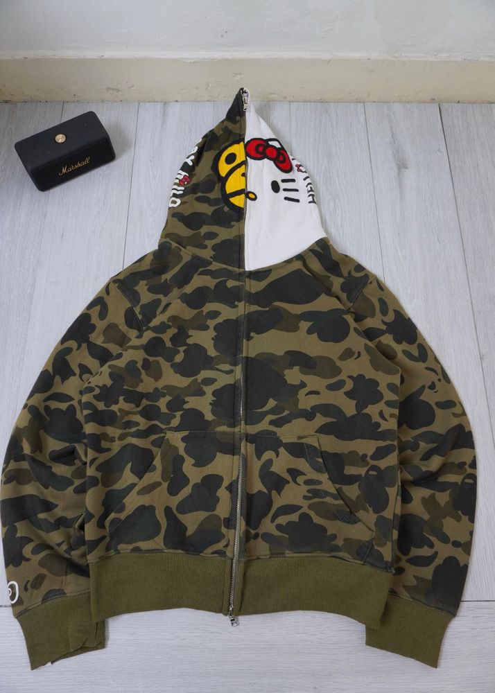 BAPE x Hello Kitty Camo Zip Hoodie