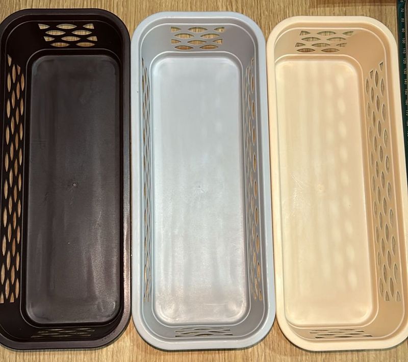 Set of Two Plastic Baskets