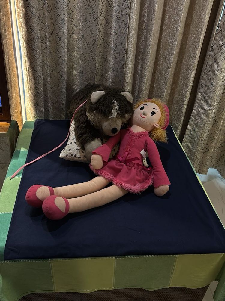 Cute Plush Doll &amp; Bear