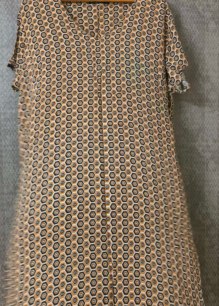 Animal Print Plus Size Kurti