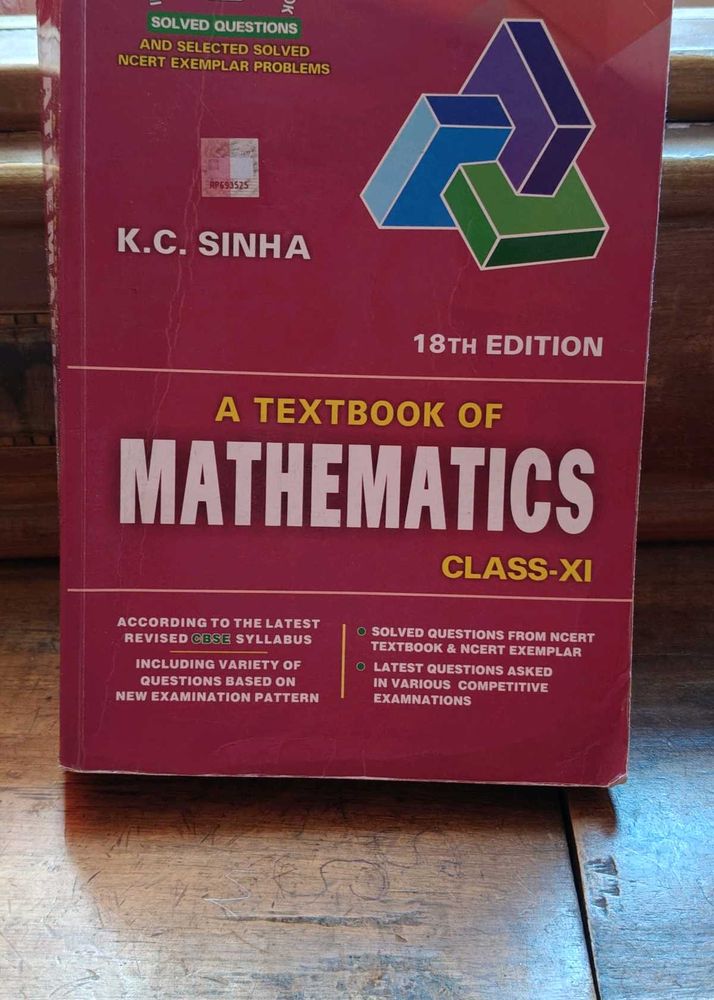K.C. Sinha Maths Class XI&amp;NCERT Physics &amp; Chemistr