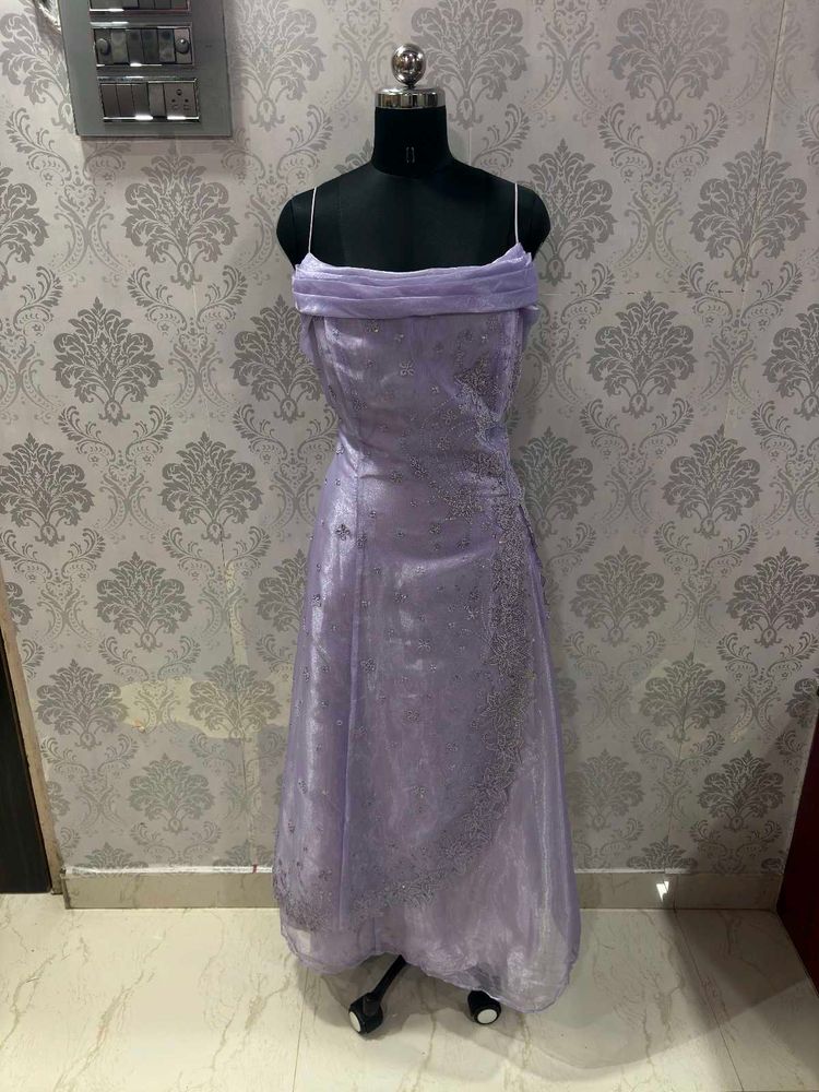 Elegant Lavender Occasion Dress