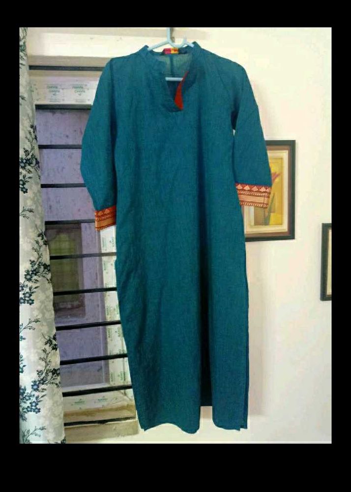 Women&#39;s  Elegant Blue Kurta