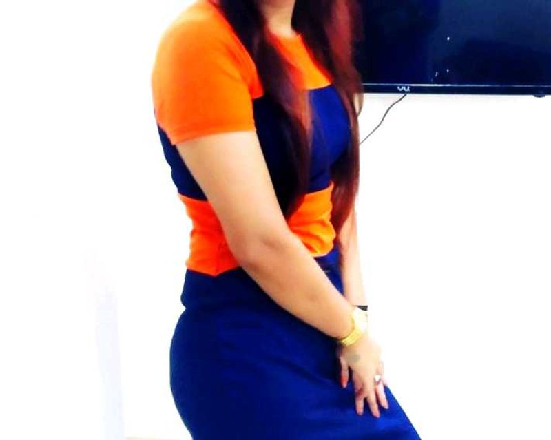 Color Block Midi  Dress 👗