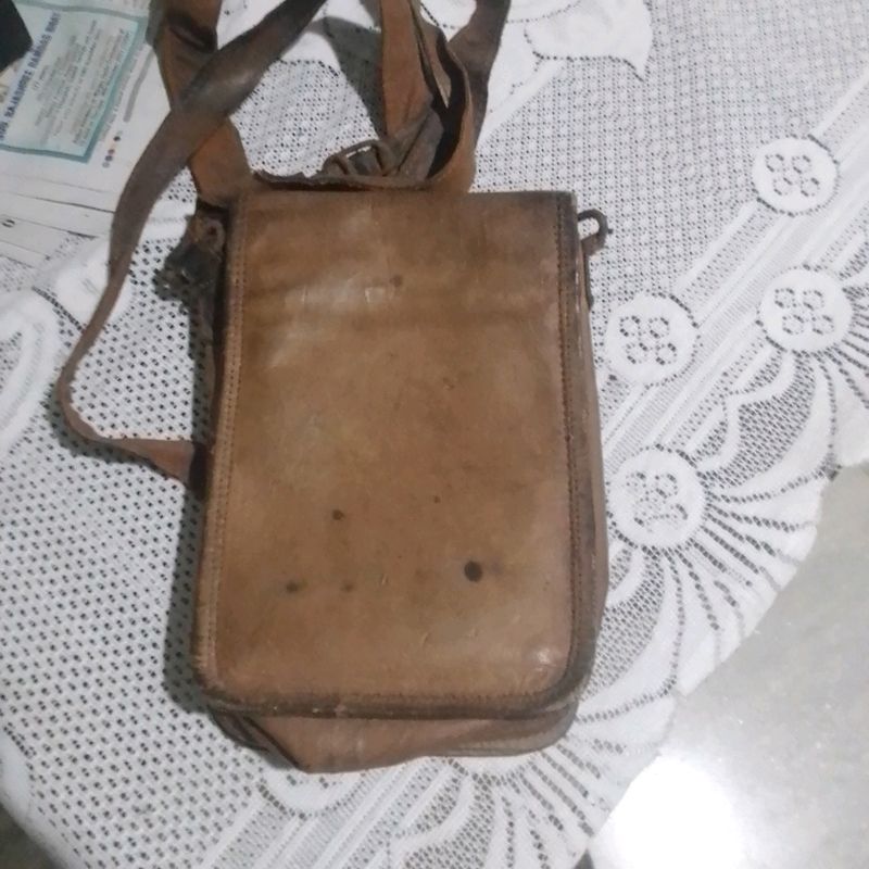 Pure leather Sling Bag For Men
