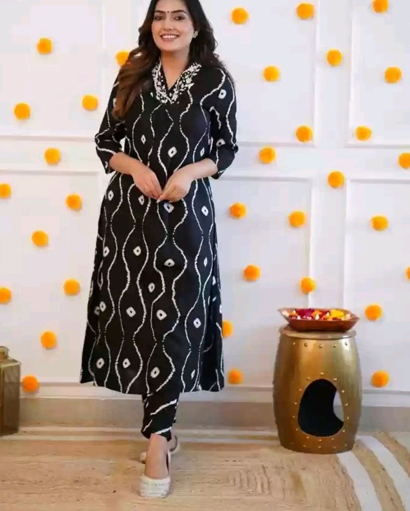 Pathani Pure Cotton Kurta Pant Set
