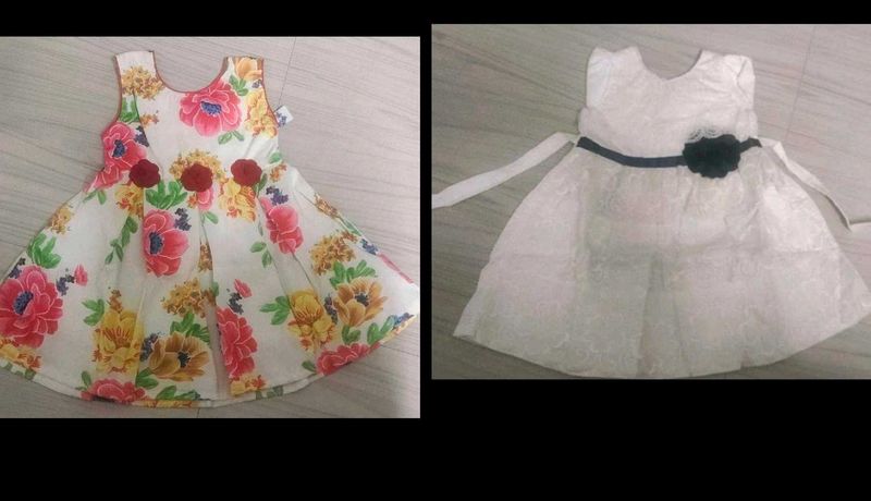 2 Cute Baby Partywear Dresses