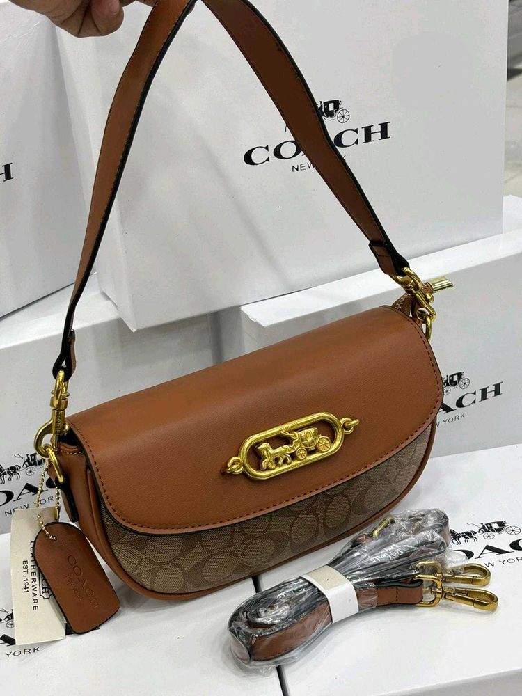 Coach IMPORTED PREMIUM  SHOULDER SLING WD 2BELTS