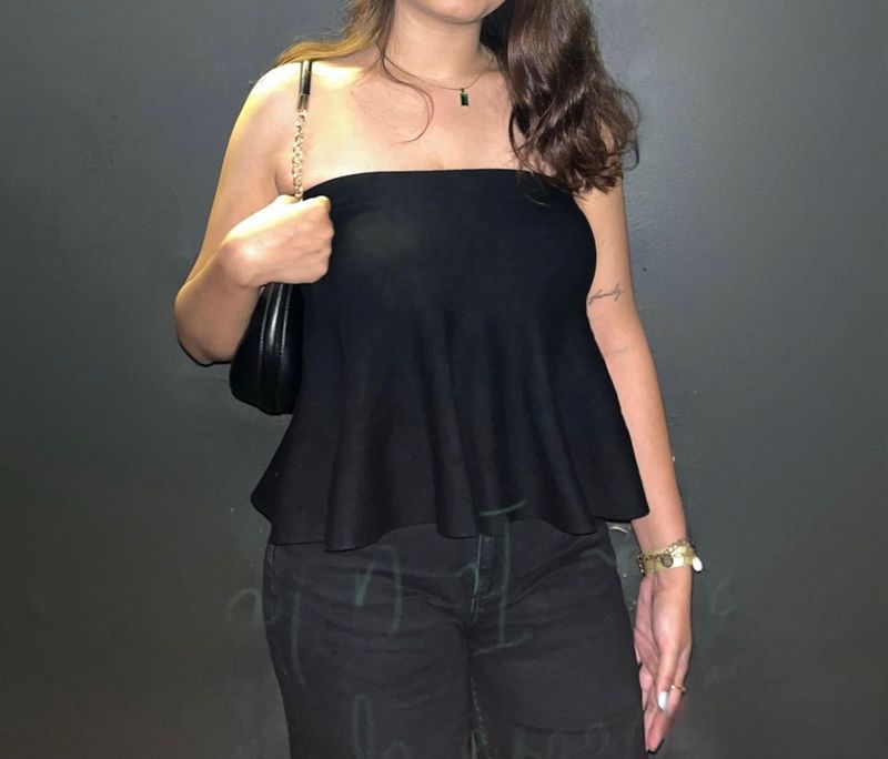 Chic Black Tube Top