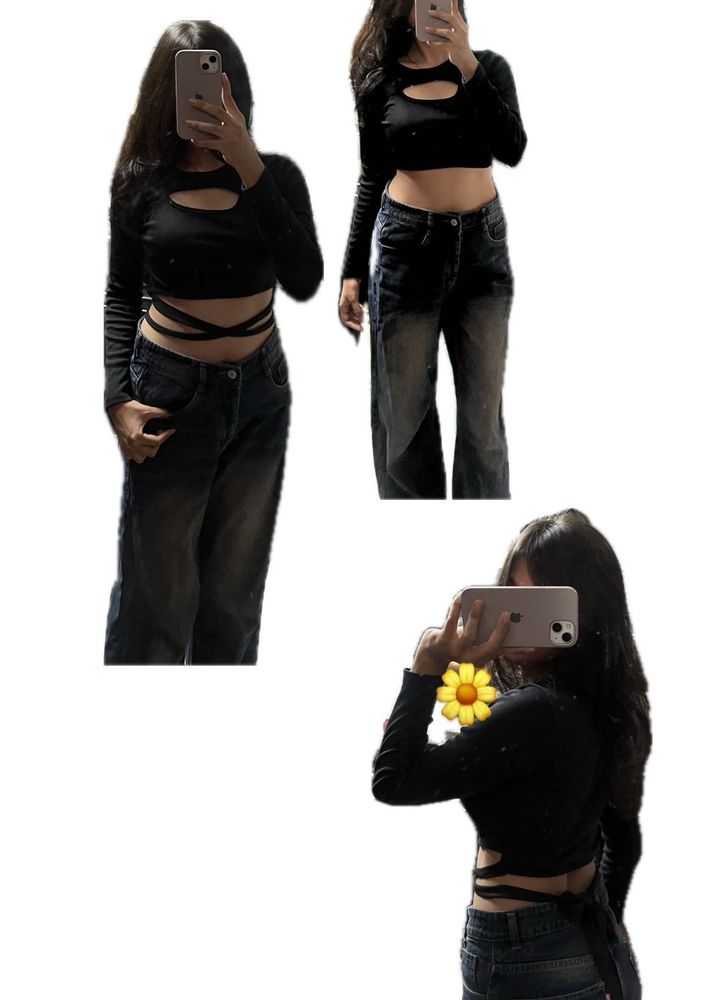 Y2k Cutout Top