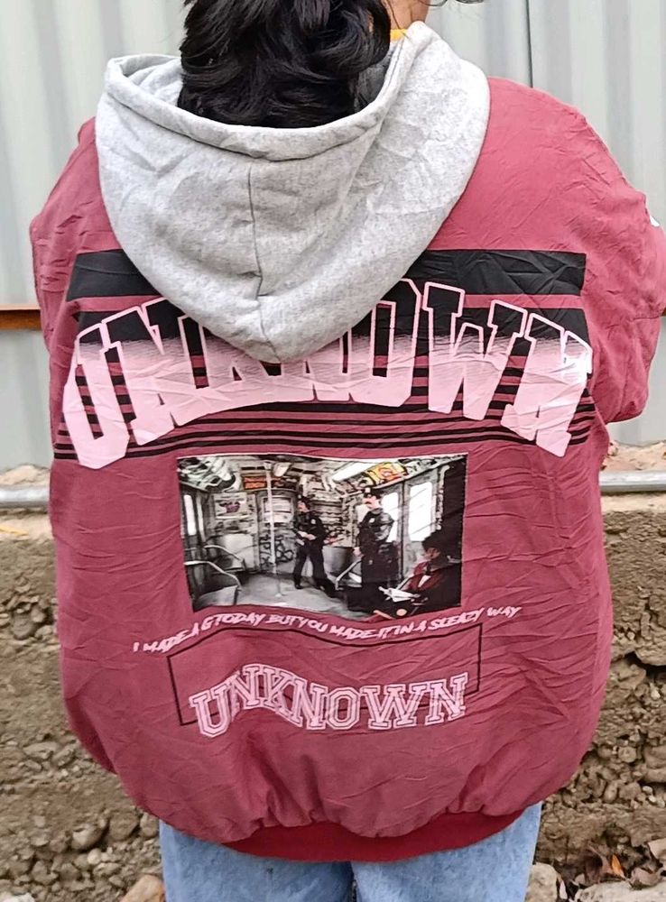 Korean Oversized Jacket+ Hoddie