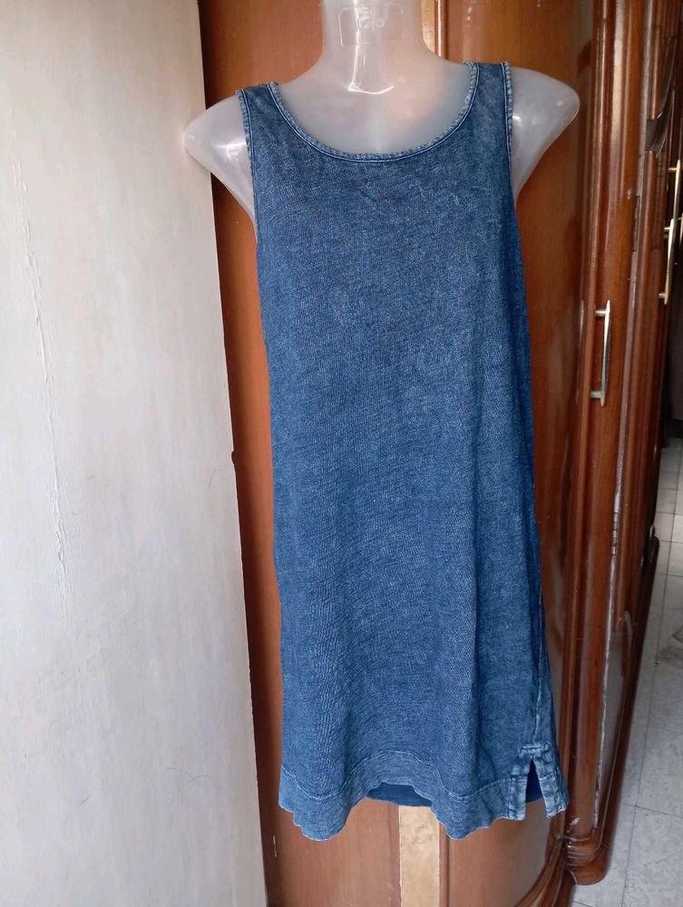 Denim Sleeveless Dress