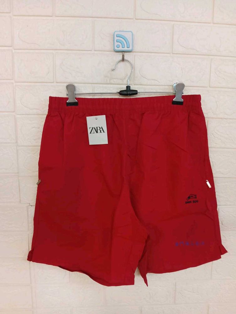 Red Athletic Shorts