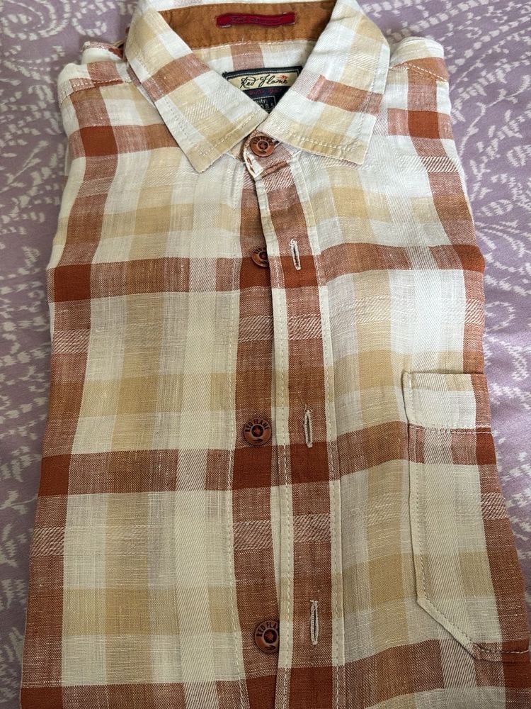 Rd. Style Plaid Button-Down Shirt