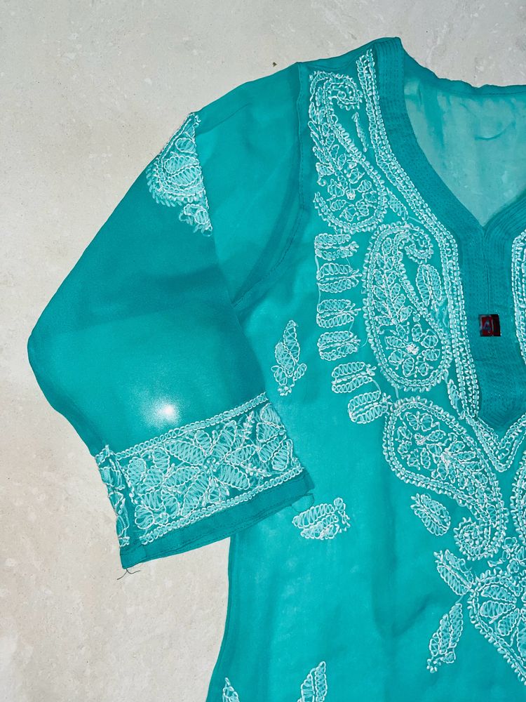 Brand New Chikan Kari Kurta